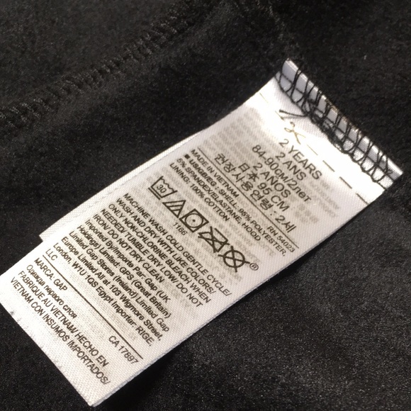 2T (2/$20) Black Cat Velour Hoodie by Gap - Picture 10 of 16